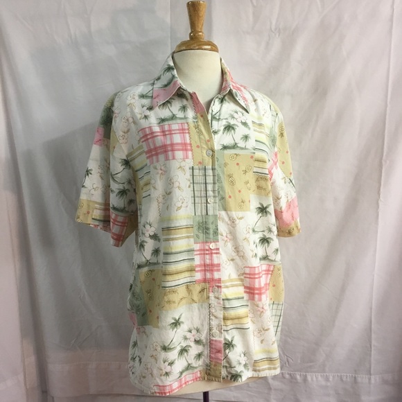 Alfred Dunner Tops - Alfred Dunner Woman Button Down Shirt 20W